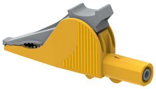 MP-ACL-1000V-Y - Alligator Clip, Yellow, 1kV Voltage, 36A Current, 32mm Jaw Opening - MULTICOMP PRO