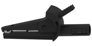 MP-MIC-2MM-BL - Alligator Clip, Black, 600V Voltage, 10A Current, 9mm Jaw Opening - MULTICOMP PRO
