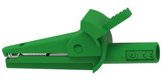 MP-MIC-2MM-G - Alligator Clip, Green, 600V Voltage, 10A Current, 9mm Jaw Opening - MULTICOMP PRO