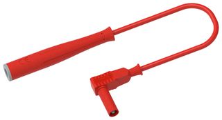 MP-EV6-ITL-150-R - Banana Test Lead, 6mm Banana Jack, Shrouded, 4mm Right Angle Banana Plug, Shrouded, 4.9 ft, 1.5 m - MULTICOMP PRO