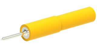 MP-1.4-PTA-Y - Test Accessory, Yellow, 60VDC, 36A, 1.4mm Pin to 4mm Socket Adapter, Test Equipments - MULTICOMP PRO