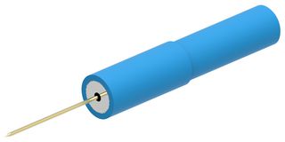 MP-0.6-NAB - Test Accessory, Blue, 60VDC, 1A, 0.6mm Pin to 4mm Socket Adapter, Test Equipments - MULTICOMP PRO