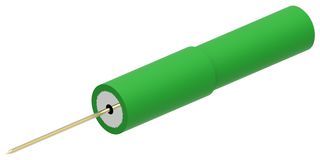MP-0.6-NAG - Test Accessory, Green, 60VDC, 1A, 0.6mm Pin to 4mm Socket Adapter, Test Equipments - MULTICOMP PRO