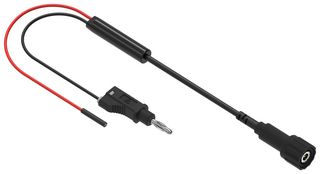MP-BNCMMM-150 - BNC Breakout, BNC Plug, 4mm Banana Plug, Stackable, 0.8mm Jack, 4.92 ft, 1.5 m, Red, Black, 3 A - MULTICOMP PRO