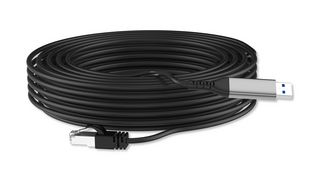 MP015555 - Computer Cable, 1 Gbps, USB Type A Plug, RJ45 Plug, 16.4 ft, 5 m, Black - MULTICOMP PRO