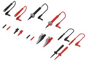 MP-H-EV-DIAG-KIT2 - Test Lead Kit, Pair of Crocodile Clip, Probe to R/A Banana Connector, Combo CCS2 to Banana Connector - MULTICOMP PRO