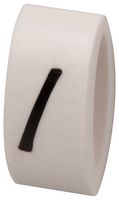 MP015579 - Wire Marker, K-Type, Carrier, / (Forward Slash), Black, White, 6mm, 7 mm - MULTICOMP PRO