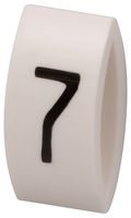MP015588 - Wire Marker, K-Type, Carrier, 7, Black, White, 6mm, 7 mm - MULTICOMP PRO