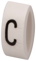 MP015594 - Wire Marker, K-Type, Carrier, C, Black, White, 6mm, 7 mm - MULTICOMP PRO