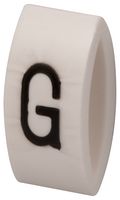 MP015600 - Wire Marker, K-Type, Carrier, G, Black, White, 6mm, 7 mm - MULTICOMP PRO