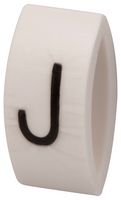 MP015603 - Wire Marker, K-Type, Carrier, J, Black, White, 6mm, 7 mm - MULTICOMP PRO