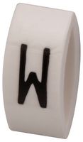 MP015616 - Wire Marker, K-Type, Carrier, W, Black, White, 6mm, 7 mm - MULTICOMP PRO