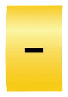 MP015620 - Wire Marker, K-Type, Carrier, - (Minus), Black, Yellow, 6mm, 7 mm - MULTICOMP PRO