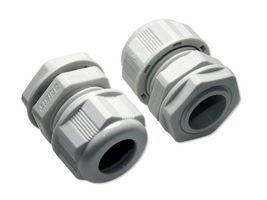 MP015667 - Cable Gland, M20 x 1.5, 5 mm, 7.5 mm, Nylon (Polyamide), Grey, IP68, IP69K - MULTICOMP PRO