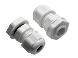 MP015670 - Cable Gland, M12 x 1.5, 3 mm, 6.5 mm, Nylon (Polyamide), White, IP68, IP69K - MULTICOMP PRO