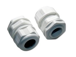 MP015671 - Cable Gland, M20 x 1.5, 5 mm, 7.5 mm, Nylon (Polyamide), White, IP68, IP69K - MULTICOMP PRO