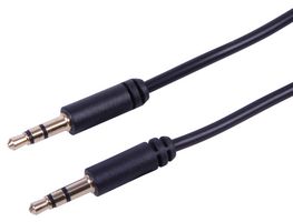 PSG08881 - 3.5MM STEREO SLIM BLACK 1M - PRO SIGNAL