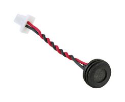 MPABM-723-RC - Microphone, Electret Condenser, Omnidirectional, -24 dB, 1.8 kohm, Wire Leads & Connector - MULTICOMP PRO