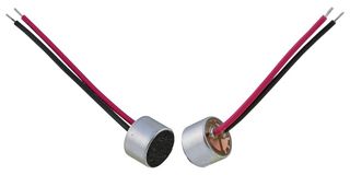 MPABM-735-RC - Microphone, Electret Condenser, Omnidirectional, -38 dB, 1.5 kohm, Wire Leads - MULTICOMP PRO