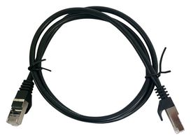 MP015544 - Ethernet Cable, 8P8C, Cat5e, RJ45 Plug to RJ45 Plug, FTP (Foiled Twisted Pair), Black, 3 m, 9.8 ft - MULTICOMP PRO