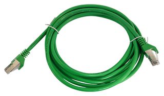 MP015549 - Ethernet Cable, 8P8C, Cat5e, RJ45 Plug to RJ45 Plug, FTP (Foiled Twisted Pair), Green, 1 m, 3.3 ft - MULTICOMP PRO