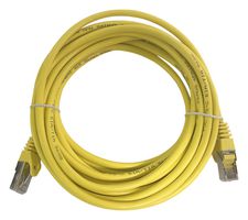 MP015553 - Ethernet Cable, 8P8C, Cat5e, RJ45 Plug to RJ45 Plug, FTP (Foiled Twisted Pair), Yellow, 5 m - MULTICOMP PRO