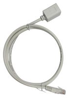 MP015537 - Ethernet Cable, 8P8C, Cat6, RJ45 Plug to RJ45 Receptacle, UTP (Unshielded Twisted Pair), White, 2 m - MULTICOMP PRO