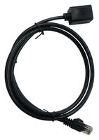 MP015539 - Ethernet Cable, 8P8C, Cat6, RJ45 Plug to RJ45 Receptacle, UTP (Unshielded Twisted Pair), Black, 2 m - MULTICOMP PRO