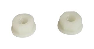 MPFN-M6-1.0 - Flange Nut, Natural, Nylon (Polyamide), M6 x 1 Thread Size - MULTICOMP PRO