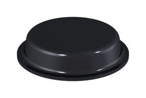 MP2024-BK1-28 - Bumper / Feet, Adhesive, 4 mm, 19 mm, Cylindrical, Black - MULTICOMP PRO