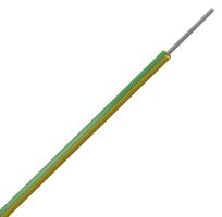MP016124 - Wire, Silicone Rubber, Yellow, Green, 50 x 0.254mm, 328 ft - MULTICOMP PRO