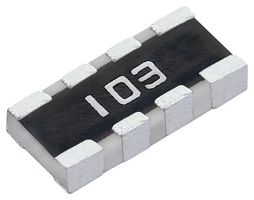 MPCNF43FTFX1002 - Fixed Network Resistor, 10 kohm, Isolated, 4 Resistors, 0603 [1608 Metric], Flat, ± 1% - MULTICOMP PRO