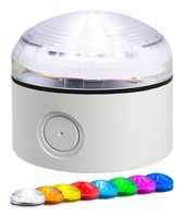 MP016017 - Beacon, Red/Green/Blue, Continuous, Flashing, Random, Strobe, 240 V Supply, 92 mm, IP66/IP69K - MULTICOMP PRO