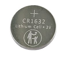 CR1632PH - Battery, 3 V, 1632, Lithium Manganese Dioxide, 140 mAh, Pressure Contact, 20 - MULTICOMP PRO