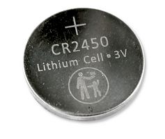 CR2450PH - Battery, 3 V, 2450, Lithium Manganese Dioxide, 620 mAh, Pressure Contact, 20 - MULTICOMP PRO
