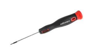 MP-SD4017F - Screwdriver, Slotted, Precision, TPR Handle, 3 mm Tip, 60 mm L Blade, 195 mm OVL - MULTICOMP PRO
