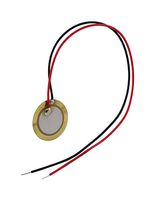 MPABT-486-RC - Piezo Element, with Leads, 8000 pF, 9 kHz, 500 Ohm, 12 mm Dia x 0.21 mm H - MULTICOMP PRO