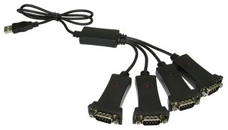 PSG91831 - ADAPTER, SERIAL - USB, 4 WAY FLYING - PRO SIGNAL
