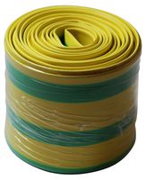 15099 - Heat Shrink Tubing, 2:1, 1.999 ", 50.8 mm, Green, Yellow, 16.4 ft, 5 m - MULTICOMP PRO