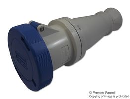 PEW6363PV - Pin & Sleeve Connector, 63 A, 240 V, Cable Mount, Socket, 2P+E, Blue - ILME