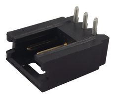 5-103361-1 - Pin Header, Right Angle, Wire-to-Board, 2.54 mm, 1 Rows, 3 Contacts, Through Hole Right Angle - TE CONNECTIVITY