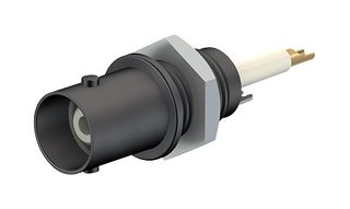 67.9764-21 - RF / Coaxial Connector, BNC Coaxial, Straight Jack, Solder, 50 ohm, RG58, Brass - STAUBLI