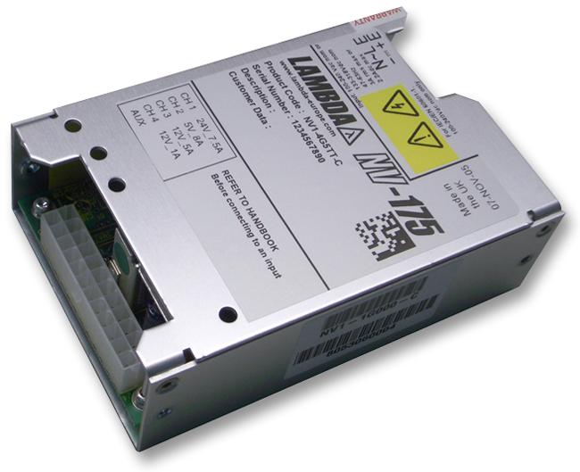 NV1-4G5TT-C POWER SUPPLY, AC-DC, MEDICAL, 4O/P, 200W TDK-LAMBDA