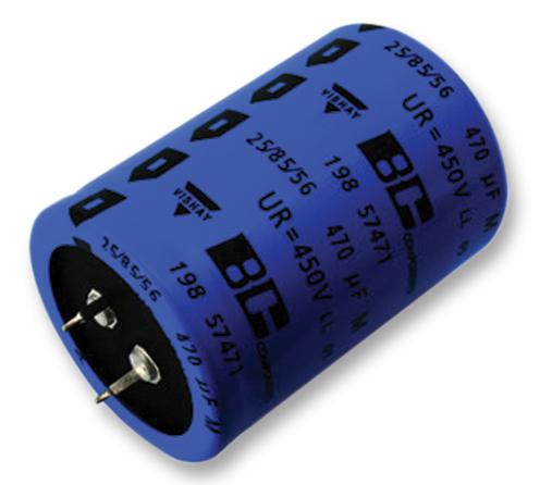MAL219836471E3 CAP, 470µF, 400V, ALU ELEC, SNAP IN VISHAY