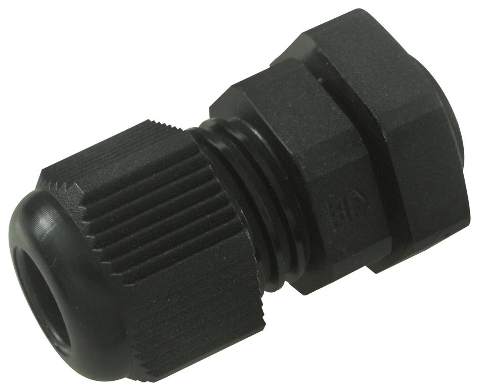 50007M12PASW-F CABLE GLAND, PA, 6.5MM, M12, BLACK JACOB