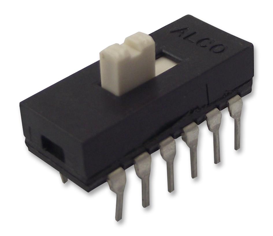 ASE4204 SWITCH, 4PDT, 0.3A, 115VAC, THT TE CONNECTIVITY