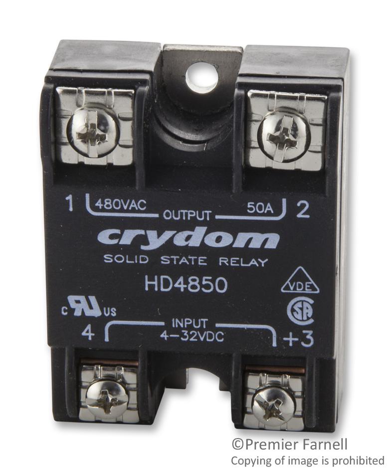 HD4890-10 SSR, PANEL MOUNT, 530VAC, 32VDC, 90A SENSATA/CRYDOM