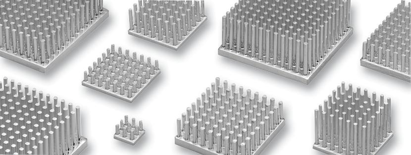 ICK S 25 X 25 X 6,5 HEAT SINK, PIN FISCHER ELEKTRONIK