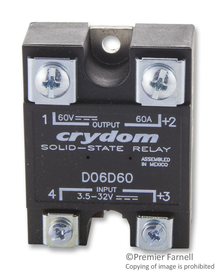 D06D60 SSR, 60A, 60VDC SENSATA/CRYDOM