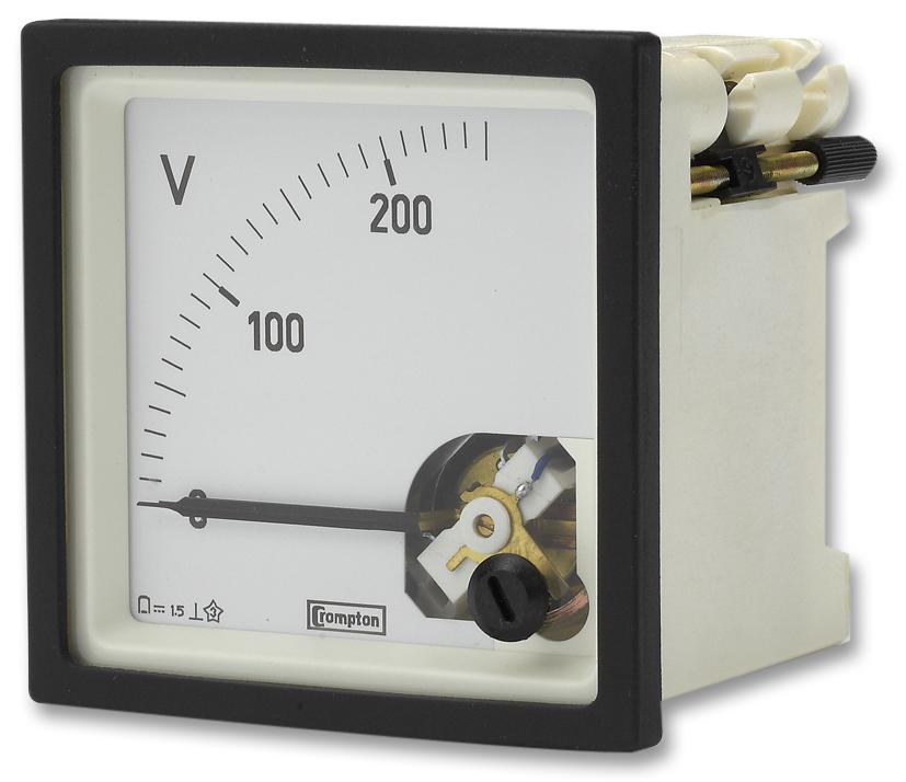 E243-01V-G-RS-RS METER, DIN72, 250VDC CROMPTON - TE CONNECTIVITY